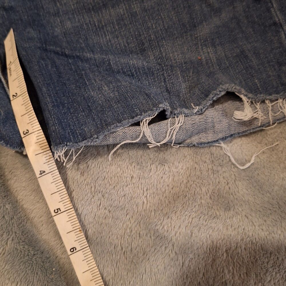 Kut From The Kloth Cut-Off Shorts Women 2 Blue Denim Gidget Daisy Dukes - Picture 6 of 11